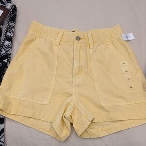 Yellow Women's Shorts